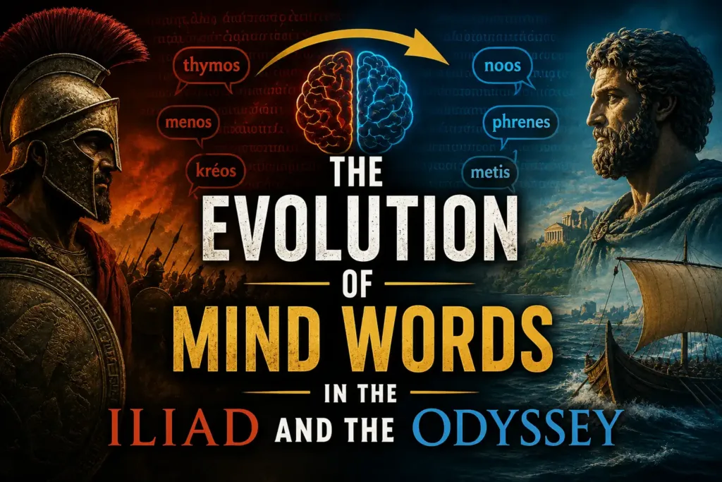 The Evolution of Mind Words in the Iliad and the Odyssey